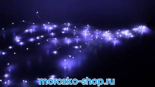 Электрогирлянда КОНСКИЙ ХВОСТ, 125 холодных белых mini-LED ламп, Branch-125-05-W