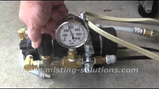 Diaphragm Pump Sprayer /Misting Demo 100-300 psi