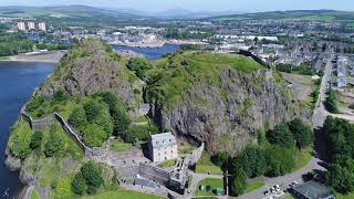 Dumbarton Rock, Scotland. Dji Phantom 4