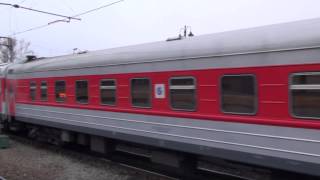 Тепловоз ТЕП70Бс-090 с поездом "Вильнюс" (старый ролик) RZD