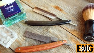 406 Русский дамаск,The Improved Eagle Razor, NSC Shaving Soap Pine Tar, RazoRock BIG BRUCE, MUEHLE