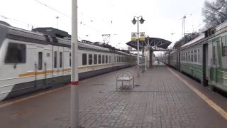 ЭД4М-0345 и ЭД4М-0488 на станции Москва-Сортировочная-Киевская