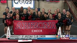 University of Arizona Club Cheer prepares for national competition