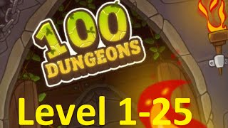 100 Dungeon Doors: Escape -  Level 1 - 25 Walkthrough