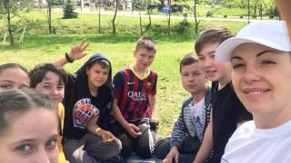 спортивный урок на природе группа 33 10 мая 2016