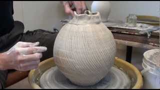 121. Using Sodium Silicate and a Cheese Cutter to Create a Textured Vase with Hsin-Chuen Lin