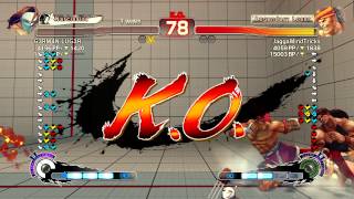 JaggaMindTricks (Adon) vs. G3RM4N LUG3R (Vega) SSF4 AE 2012 Pt. 2