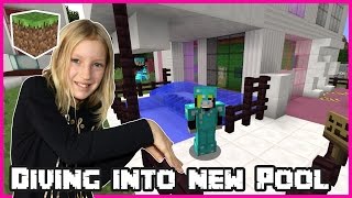 Diving Into My New Pool / Minecraft