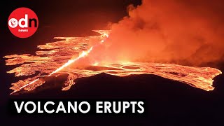 Watch Powerful Volcano in Iceland Erupt For Fourth Time in Months