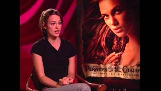 Pirates of the Caribbean: Keira Knightley "Elizabeth Swann" Exclusive Interview