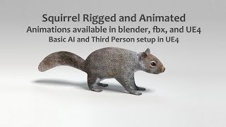 UE4 Squirrel -  Basic AI and Third Persion Setup
