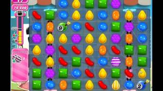 Candy Crush Saga Level 677 with hand Boosters