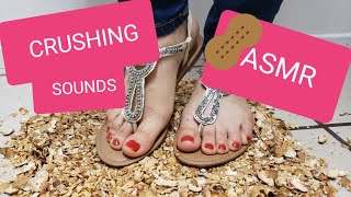 ASMR- Crushing Sounds | Crushing Peanuts With Foot | No Talking | Requested*