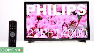 Philips 22PFT4000 - компактный телевизор с Full HD разрешением - Видеодемонстрация от Comfy