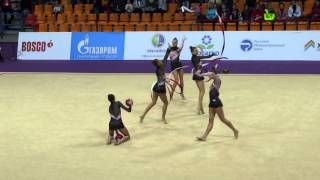 Group seniors Russia 2.Международный турнир по групповым упражнениям, Москва 2014