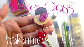 Полимерная глина .Мастер класс. Валентинов день. / polymer clay. St. Valentine day.