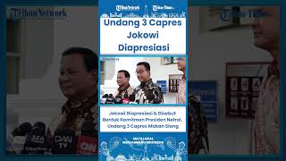 SHORT Jokowi Diapresiasi & Disebut Bentuk Komitmen Presiden Netral, Undang 3 Capres Makan Siang
