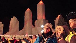 St.Paul Winter Carnival Ice Castle 2018