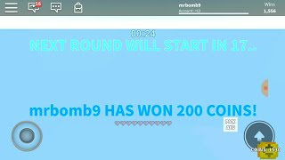 Roblox skywars me win