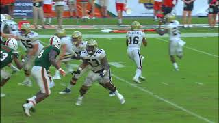 Georgia Tech vs Miami | TV Highlights | 10.14.17