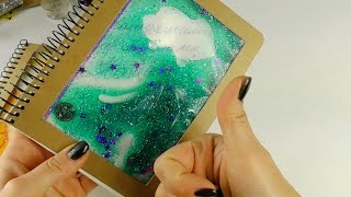 DIY БЛОКНОТ С ЖИДКОСТЬЮ И БЛЕСТКАМИ | КРУТАЯ КАНЦЕЛЯРИЯ СВОИМИ РУКАМИ + ПОДАРОК!!!