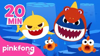 ¡Conoce a Tiburón Bebé y Dinosaurios! | Canciones Infantiles | +Recopilación | Pinkfong Baby Shark