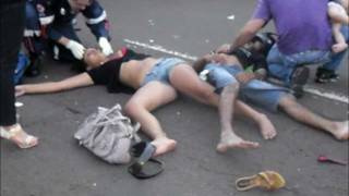 Samu socorre vítimas de acidente na Avenida Bandeirantes CG MS