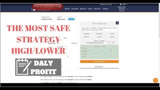 THE MOST COMFORTABLE STRATEGY OF HIGHER LOWER FOR BEGINNERS