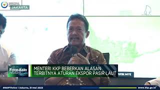 Menteri KKP Beberkan Alasan Terbitnya Aturan Ekspor Pasir Laut