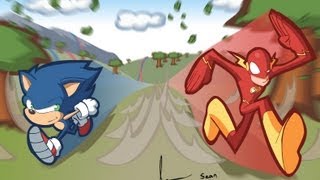 Character Compare (Sonic the Hedgehog vs The Flash)