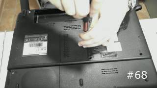 Полная разборка ноутбука Toshiba L300. Техобслуживание, замена элементов, ремонт Toshiba L300