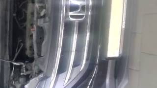 как снять решётку радиатора бампер ЦРВ 4 решотку бампера хонда црв 4 HONDA CR-V 4 снять бампер