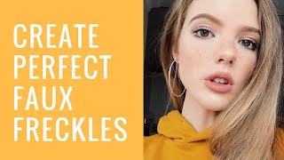 ВЕСНА ЗНАЧИТ ВЕСНУШКИ || best way to create faux freckles