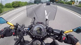 Kawasaki Z900 KEMiMOTO windshield install and review
