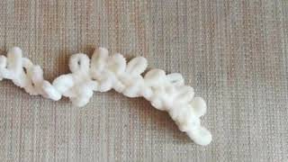 Косичка из пряжи Alize Puffy Fine