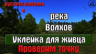 Русская рыбалка 4(рр4) - река Вволхов. Уклейка для живца.
