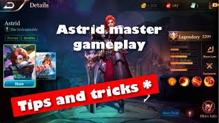Arena of valor: ASTRID TIPS AND TRICKS MASTER GAMEPLAY