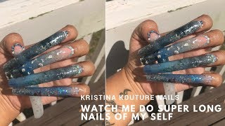 Watch Me Do My Nails Super SUPER LONG