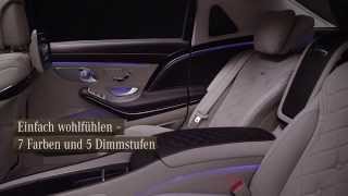 Mercedes Maybach S600 Interior Design Ambiente (X222)
