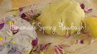 Homemade Spring Playdough recipes!