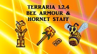 Terraria 1.2.4 Bee armour and Hornet Staff (new sumoning weapon)