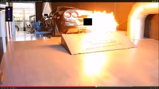 Corvette ZR1 mit HMS Performance Klappenabgasanlage und Details