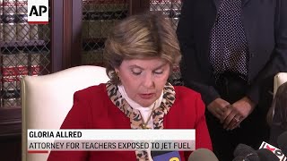 Southern California teachers sue after jetliner dumps fuel on schools
