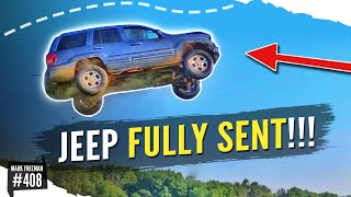 4X4 JEEP Jump! AXLE SNAPPED OFF!!! | Mark Freeman #408
