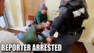OH Cops Bully + Arrest Reporter On Live TV