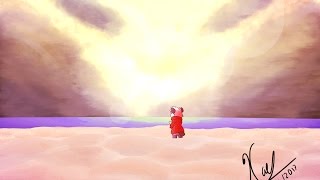 Drawing the sunset - Izzula3 Birhtday gift SpeedArt