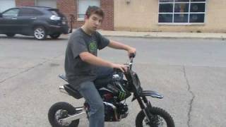 monster energy 110cc pitbike for sale!