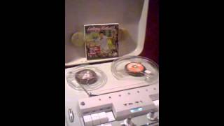 Grundig TK41 playing pre recorded reel to reel LP Michael Holiday