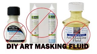 ARTHACK - DIY Art Masking Fluid  - Make your own Resist for watercolour painting