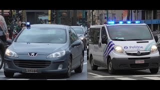 Undercover Police and Opel Vivaro Police Antwerp! #379